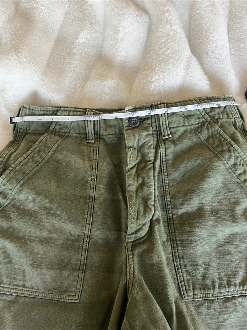 Polo by Ralph Lauren Olive Green Utility Cargo Shorts - Picture 5 of 5